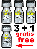 Poppers La Torre Forte 3+1 gratuit