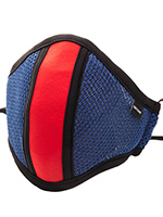 Face Mask with Filter - Blue/red