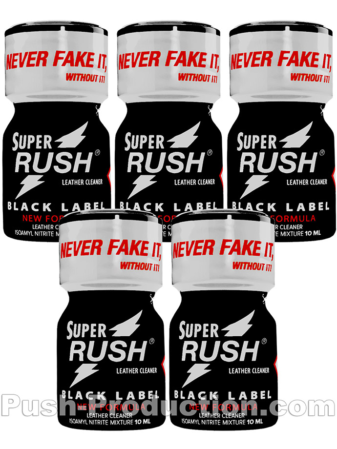 5 x Super Rush Black Small (Pack)